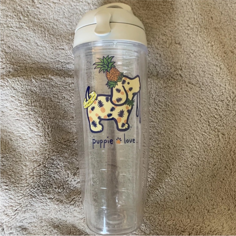 Puppie Love Clear Tumbler
